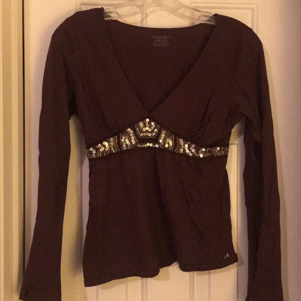 Festive Sequin Top